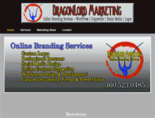 Tablet Screenshot of dragonlordmarketing.com